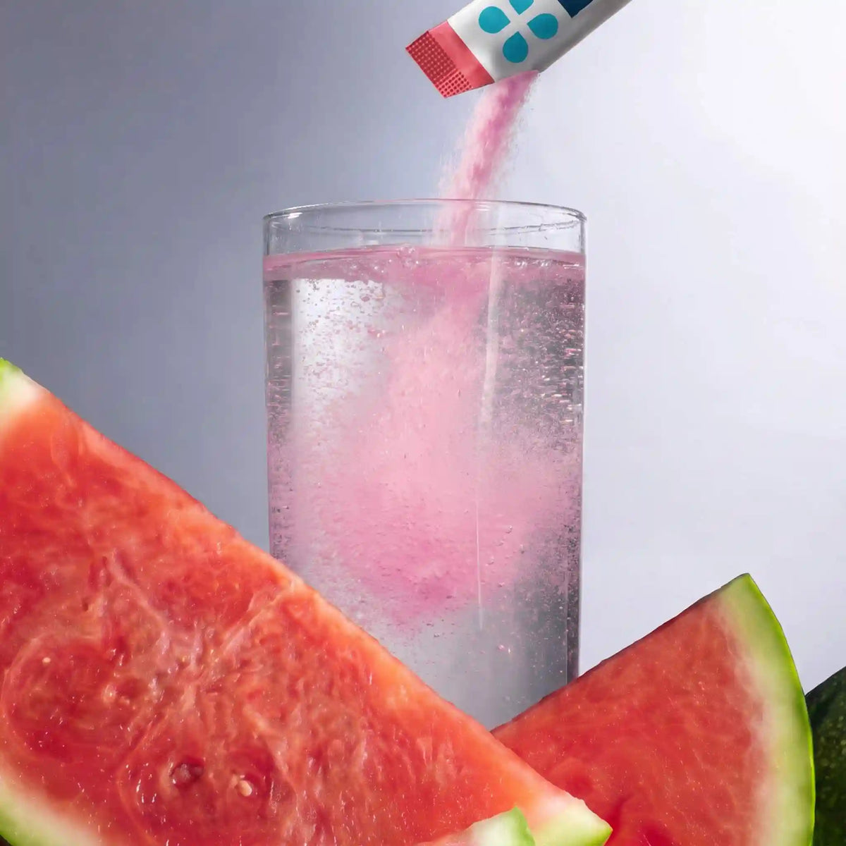 DripDrop Zero Sugar Electrolyte Powder, Watermelon, 8 oz sticks, 32 Pack